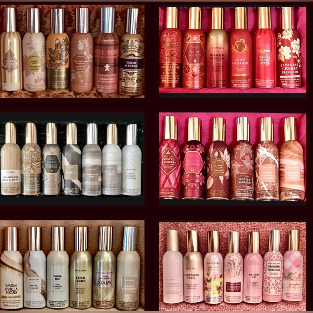 Bath & Body Works Fine Fragrance Mist Collection - Pink & Red Varieties